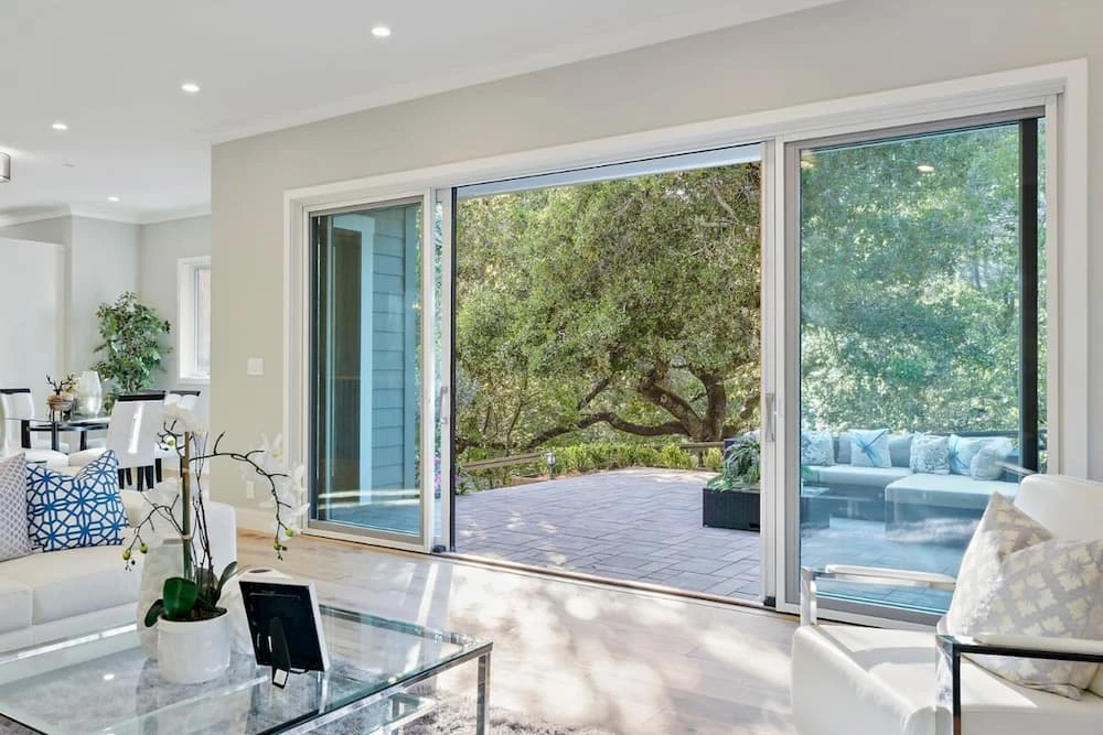 sanfran contemporary living room sliding doors